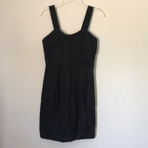 Black sleeveless dress with pockets by J.Crew.